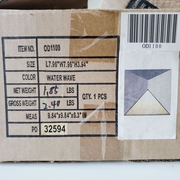 Elegant Furniture Lighting LDOD1100 Olympos 8 Inch Outdoor Wall Light, Silver - Picture 2 of 15